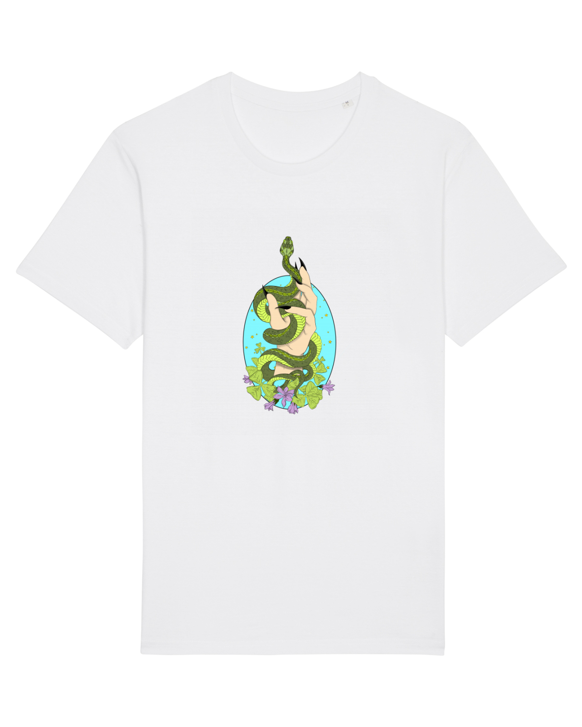 Tricou mânecă scurtă Unisex Rocker White