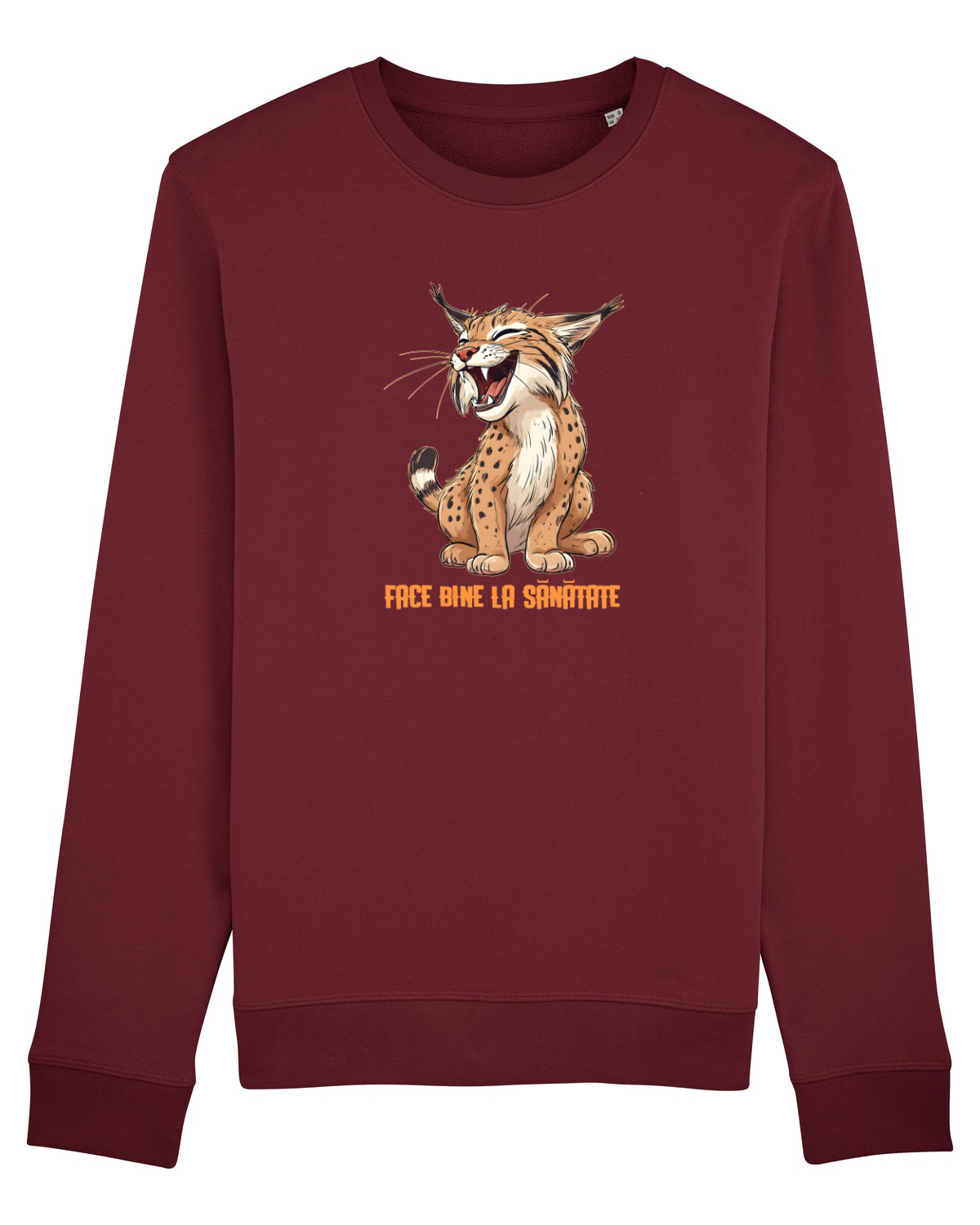 Bluză mânecă lungă Unisex Rise Burgundy
