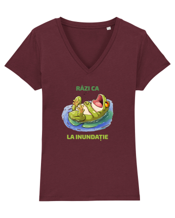 RAZI CA BROASCA LA INUNDATIE 1 Burgundy