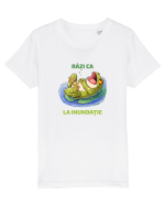 RAZI CA BROASCA LA INUNDATIE 1 Tricou mânecă scurtă  Copii Mini Creator