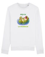 RAZI CA BROASCA LA INUNDATIE 1 Bluză mânecă lungă Unisex Rise