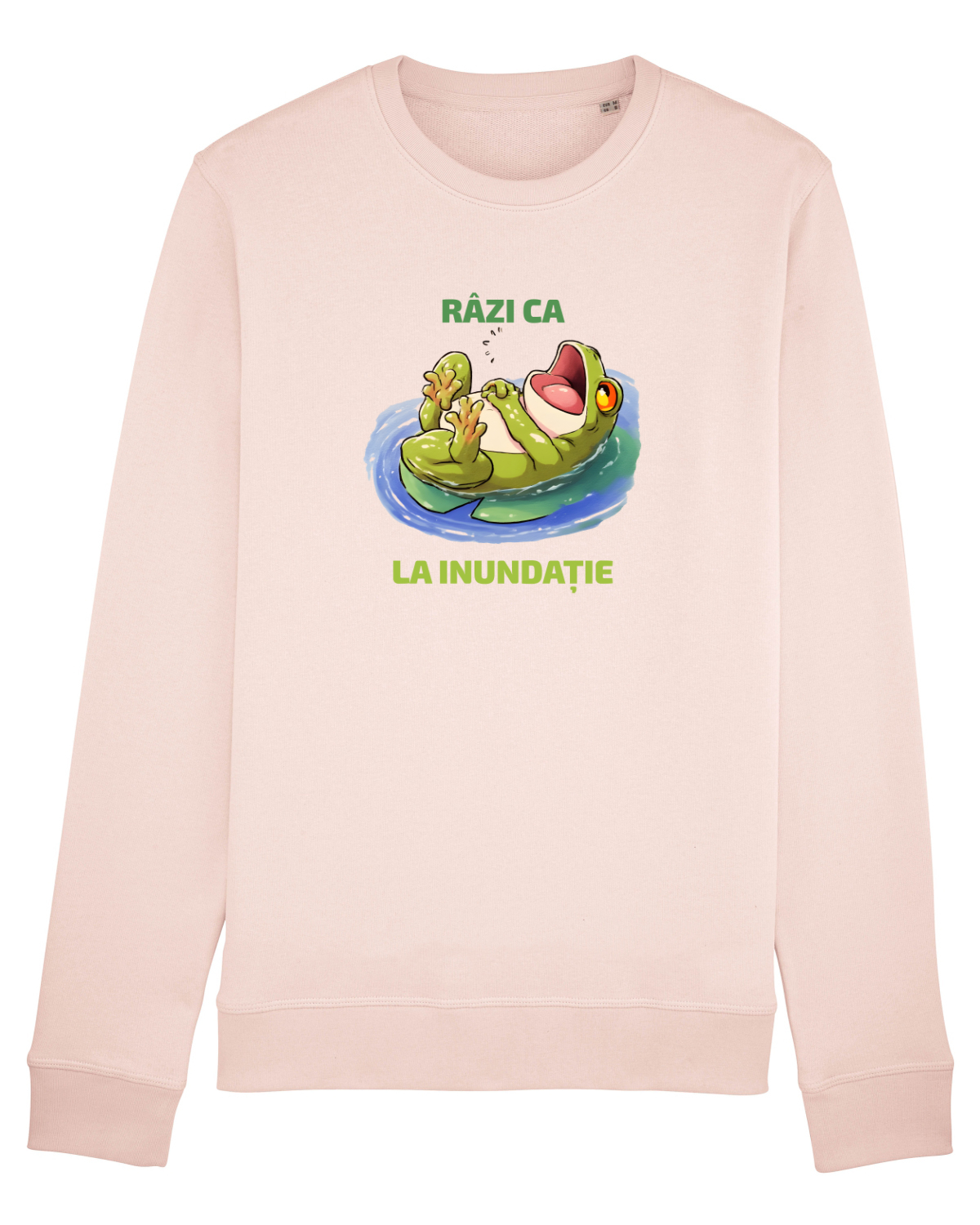 Bluză mânecă lungă Unisex Rise Candy Pink