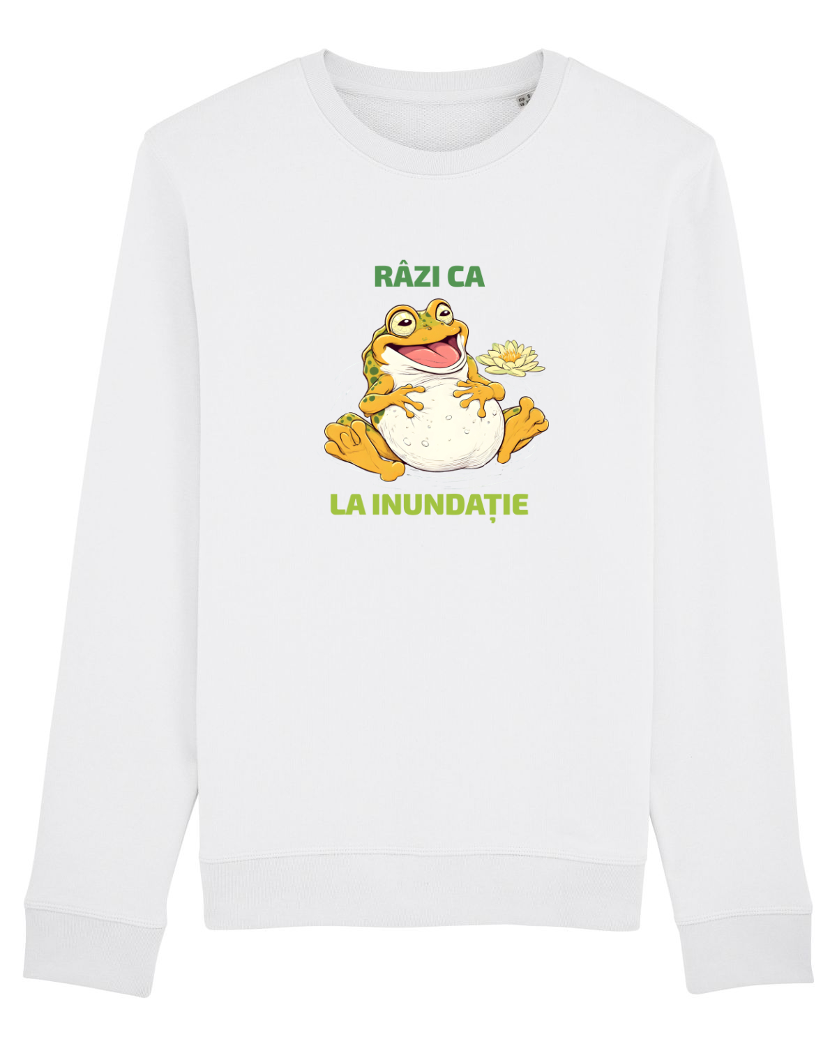 Bluză mânecă lungă Unisex Rise White