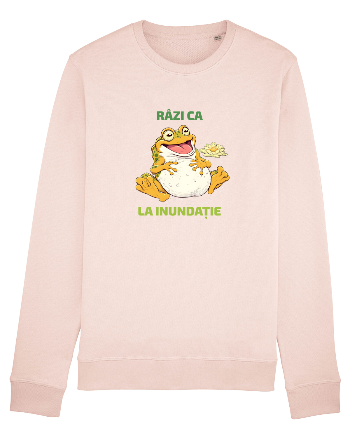 Bluză mânecă lungă Unisex Rise Candy Pink