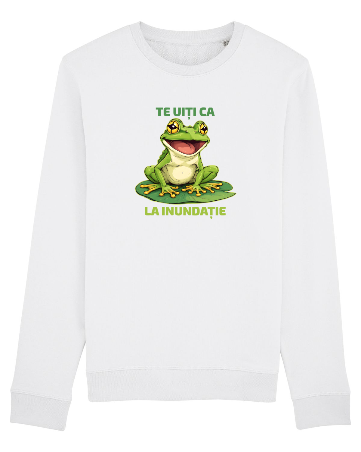 Bluză mânecă lungă Unisex Rise White