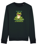 TE UITI CA BROASCA LA INUNDATIE 1 Bluză mânecă lungă Unisex Rise