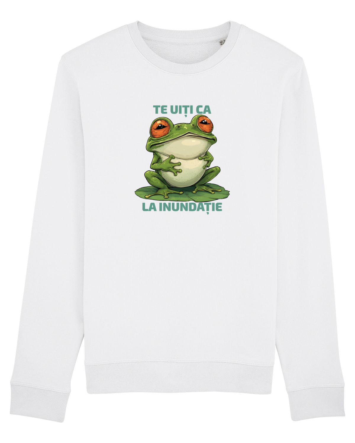 Bluză mânecă lungă Unisex Rise White