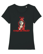 DE CE ASA DE MICA? - SCUFITA ROSIE Tricou mânecă scurtă guler larg fitted Damă Expresser