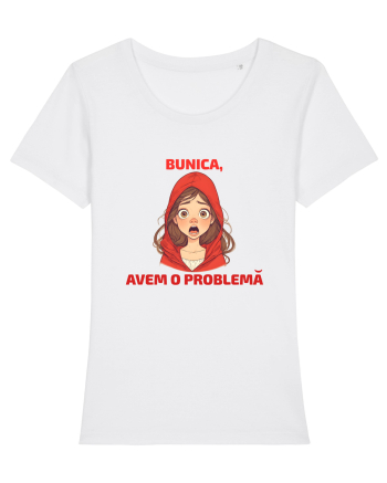 BUNICA, AVEM O PROBLEMA  - SCUFITA ROSIE White