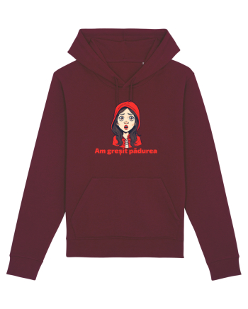 AM GRESIT PADUREA  - SCUFITA ROSIE Burgundy