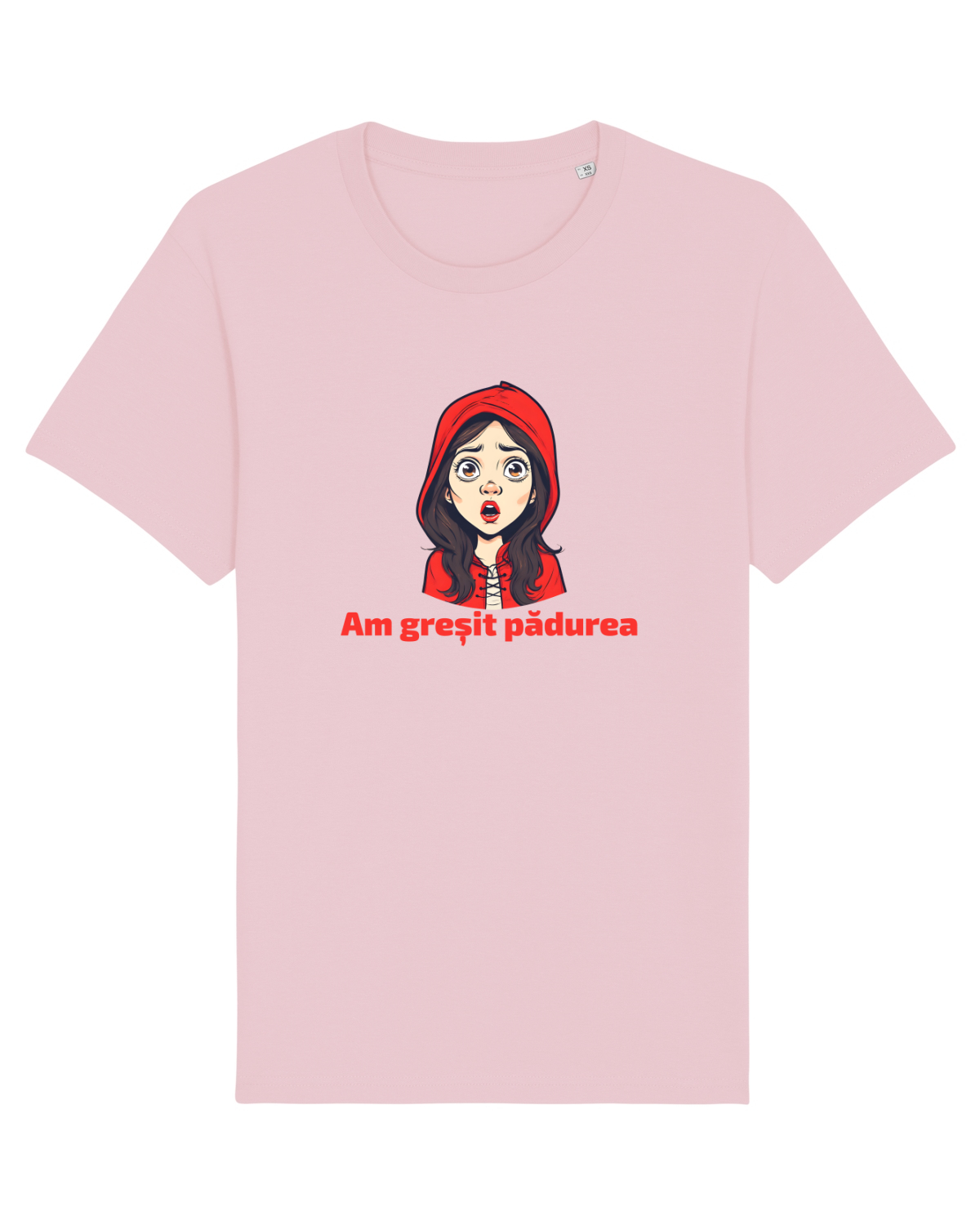 Tricou mânecă scurtă Unisex Rocker Cotton Pink