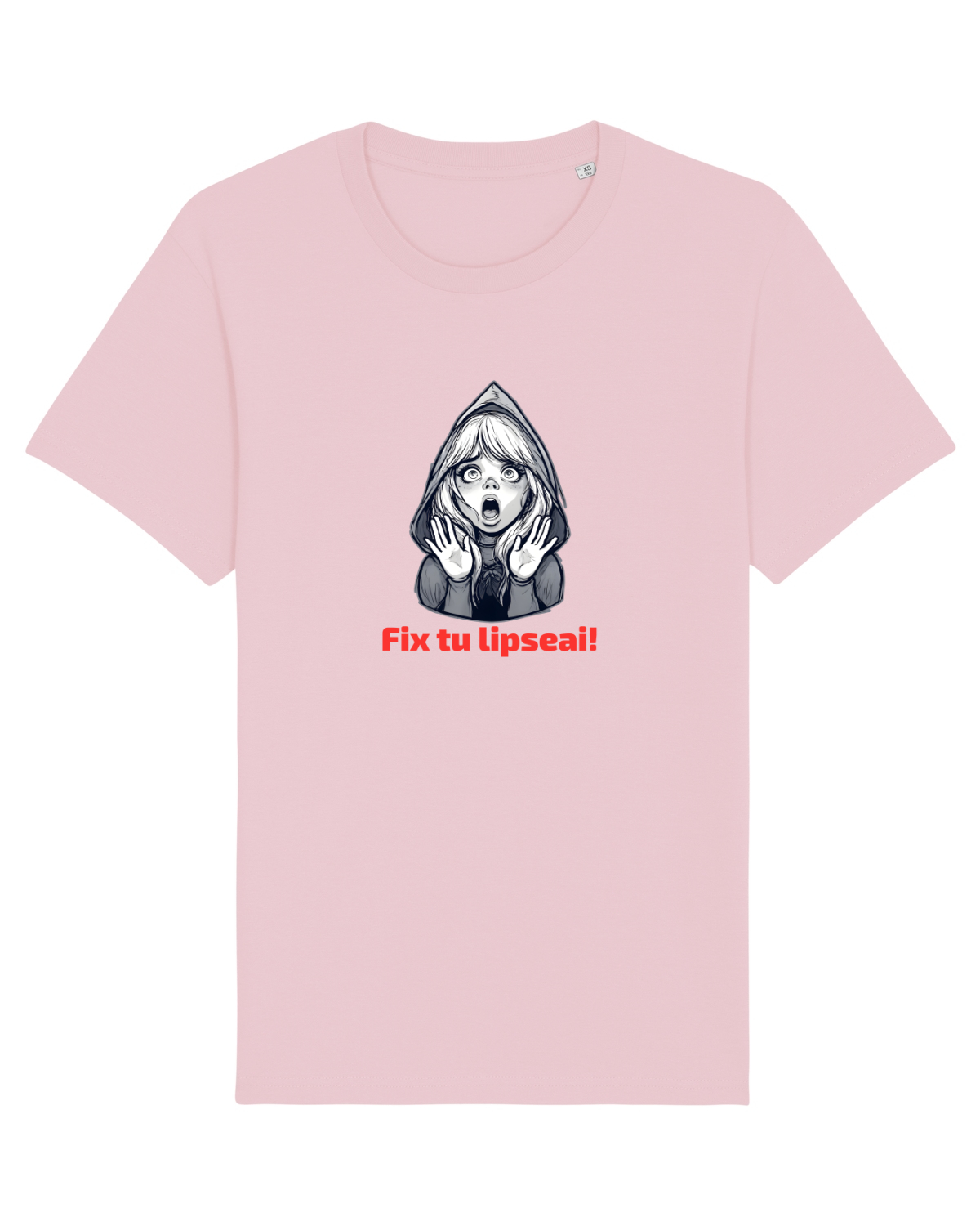 Tricou mânecă scurtă Unisex Rocker Cotton Pink