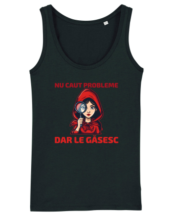 NU CAUT PROBLEME, DAR LE GASESC  - SCUFITA ROSIE Black
