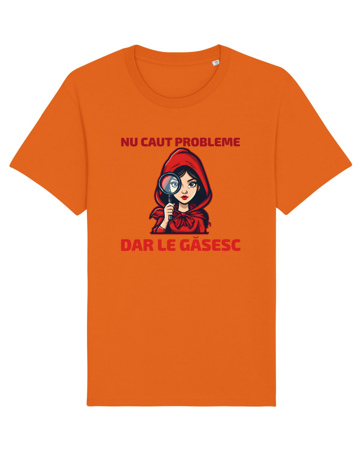 Tricou mânecă scurtă Unisex Rocker Bright Orange