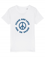 Peace and Love Tricou mânecă scurtă  Copii Mini Creator