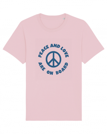 Peace and Love Cotton Pink