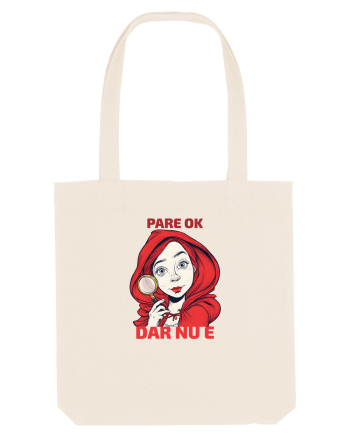 PARE OK, DAR NU E  - SCUFITA ROSIE Natural