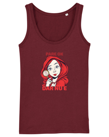 PARE OK, DAR NU E  - SCUFITA ROSIE Burgundy