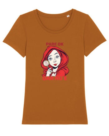 PARE OK, DAR NU E  - SCUFITA ROSIE Roasted Orange