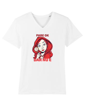 PARE OK, DAR NU E  - SCUFITA ROSIE White
