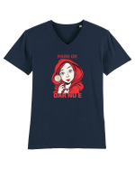 PARE OK, DAR NU E  - SCUFITA ROSIE Tricou mânecă scurtă guler V Bărbat Presenter