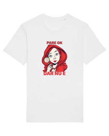 PARE OK, DAR NU E  - SCUFITA ROSIE White