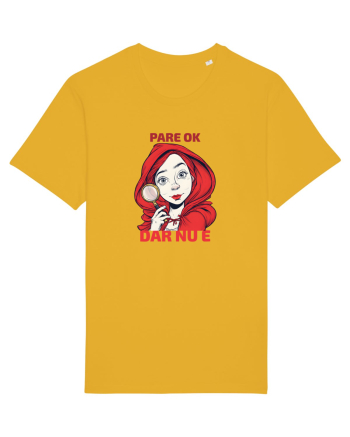 PARE OK, DAR NU E  - SCUFITA ROSIE Spectra Yellow