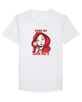 PARE OK, DAR NU E  - SCUFITA ROSIE White