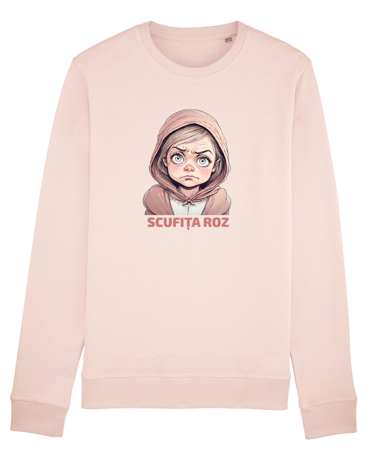Bluză mânecă lungă Unisex Rise Candy Pink