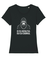 Eu cu Codrul – Atitudine Fără Asfalt Tricou mânecă scurtă guler larg fitted Damă Expresser