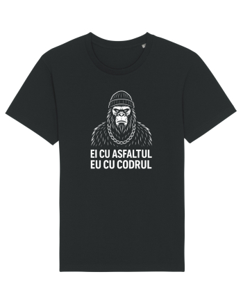 Eu cu Codrul – Atitudine Fără Asfalt Tricou mânecă scurtă Unisex Rocker