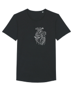 Inimă Vie – Dulce, Fragilă, Reală Tricou mânecă scurtă guler larg Bărbat Skater