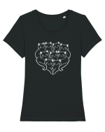 Too Many Cats, One Big Heart Tricou mânecă scurtă guler larg fitted Damă Expresser