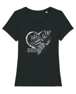 You Give Me Butterflies Tricou mânecă scurtă guler larg fitted Damă Expresser