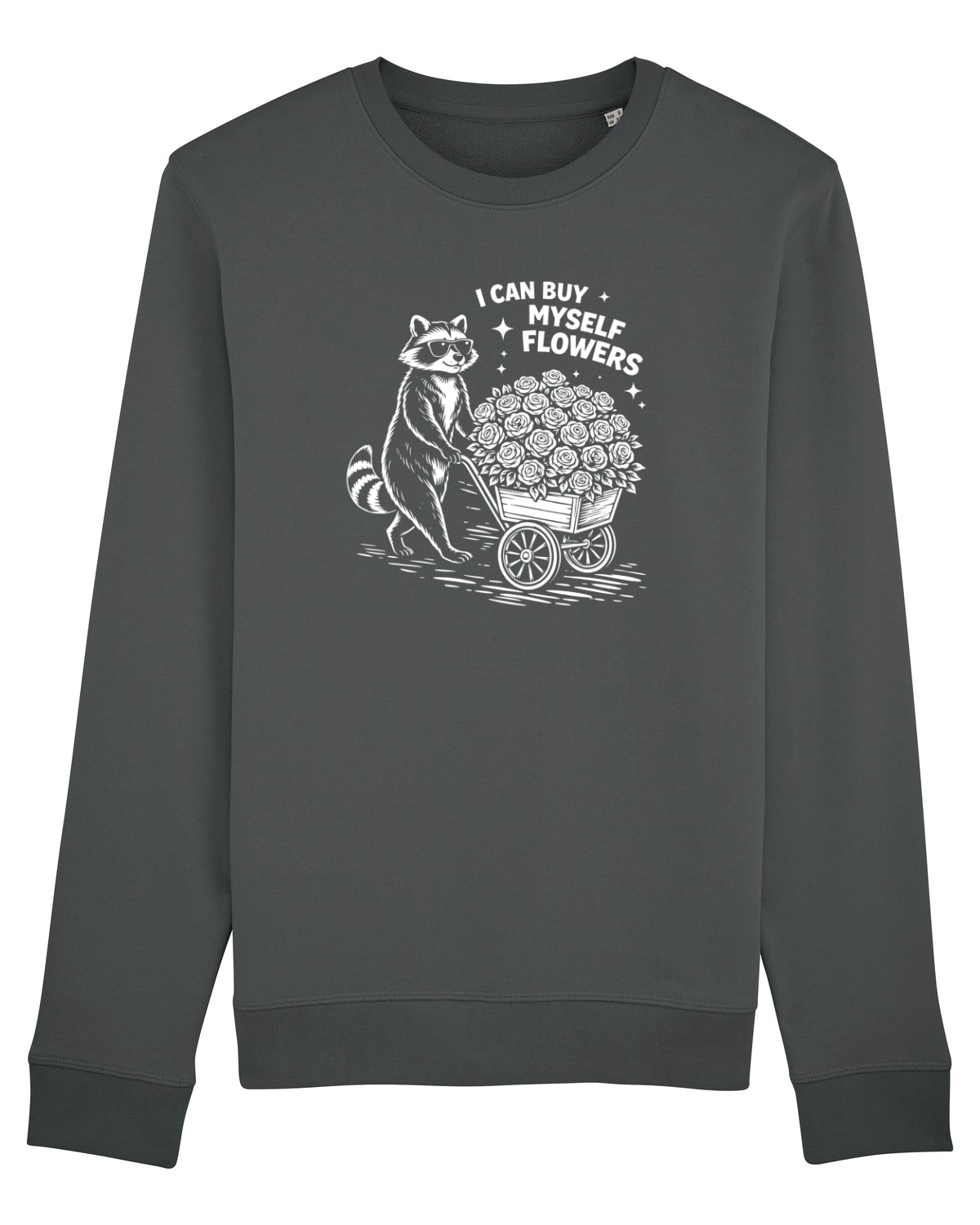 Bluză mânecă lungă Unisex Rise Anthracite