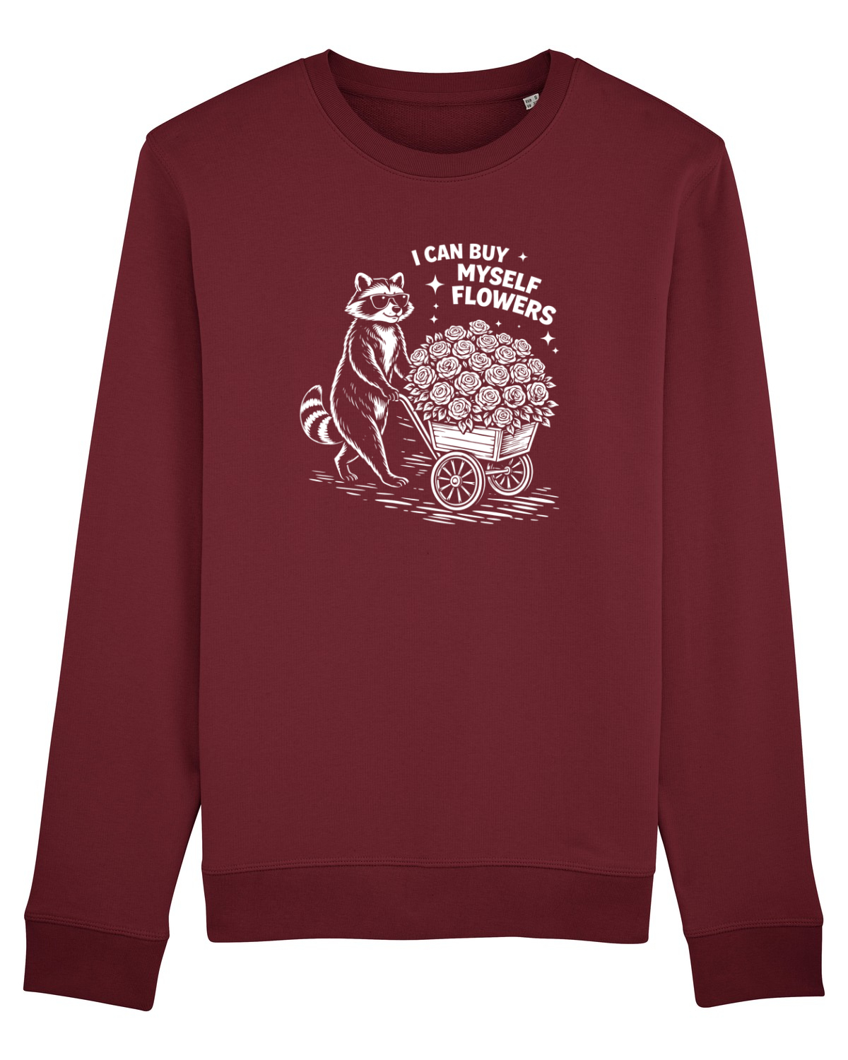 Bluză mânecă lungă Unisex Rise Burgundy