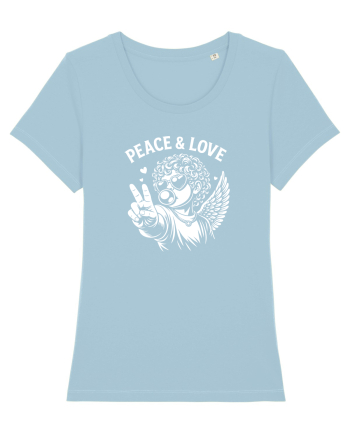 Peace & Love Baby Sky Blue