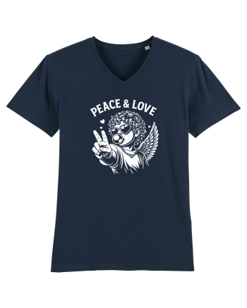 Peace & Love Baby French Navy