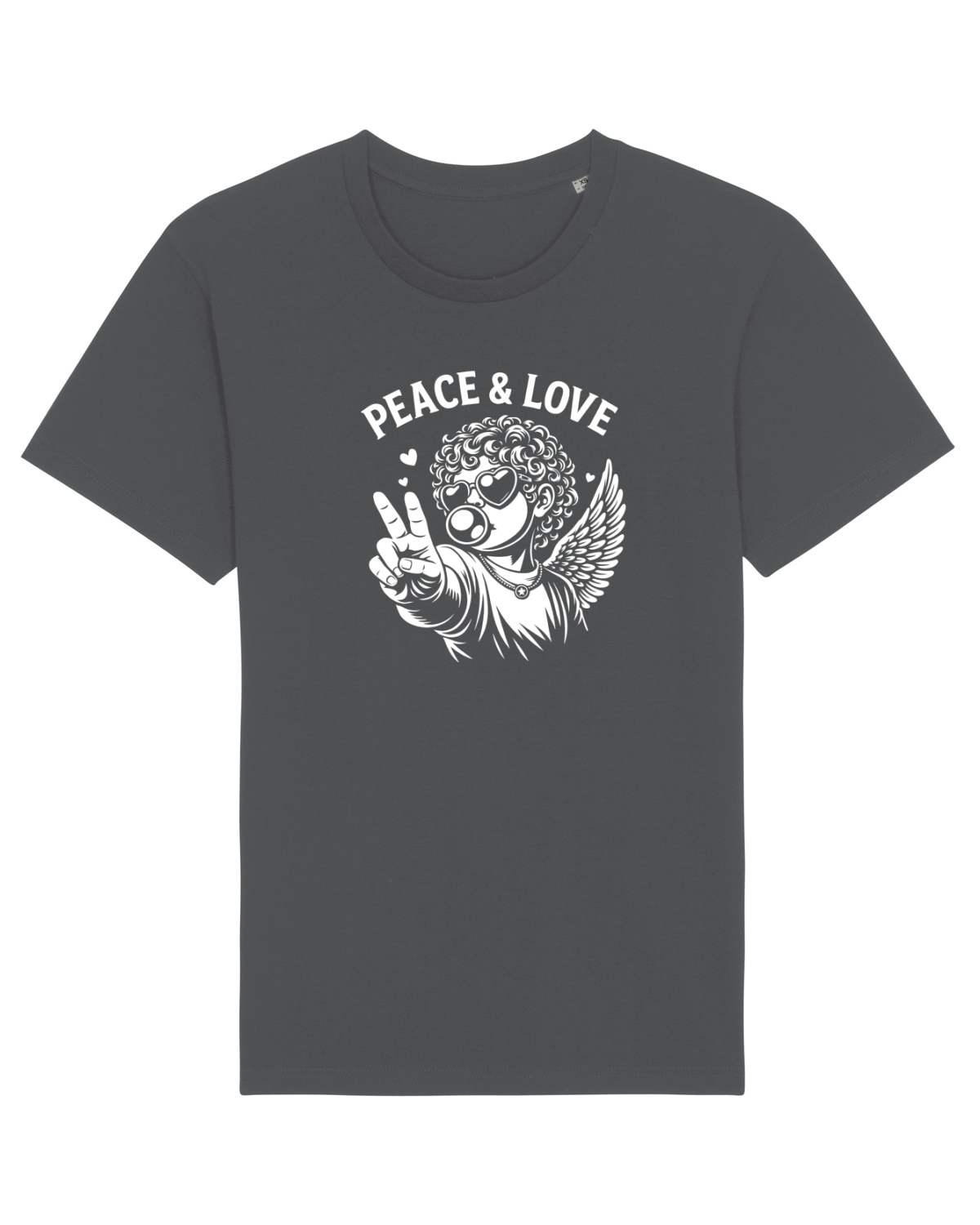 Tricou mânecă scurtă Unisex Rocker Anthracite