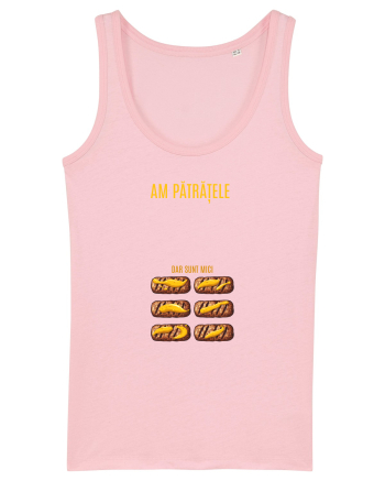 AM PATRATELE... DAR SUNT MICI (cu mustar) Cotton Pink