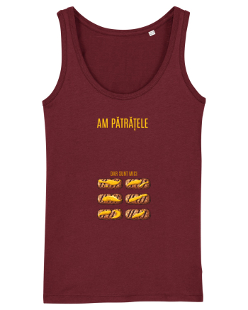 AM PATRATELE... DAR SUNT MICI (cu mustar) Burgundy