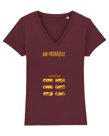 AM PATRATELE... DAR SUNT MICI (cu mustar) Burgundy