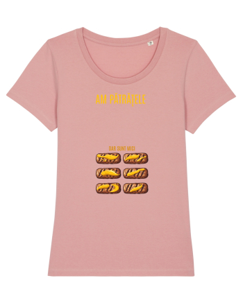 AM PATRATELE... DAR SUNT MICI (cu mustar) Canyon Pink