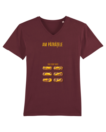 AM PATRATELE... DAR SUNT MICI (cu mustar) Burgundy
