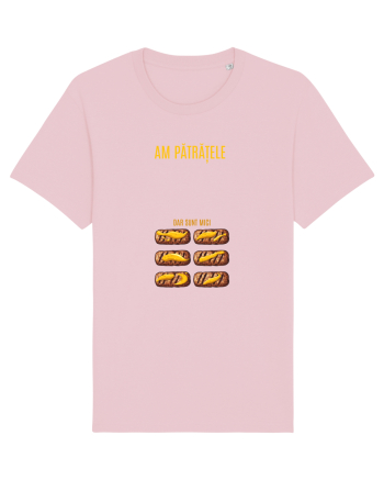 AM PATRATELE... DAR SUNT MICI (cu mustar) Cotton Pink
