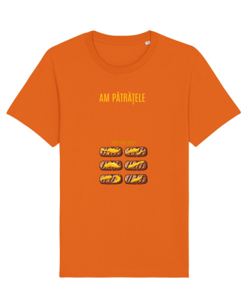 AM PATRATELE... DAR SUNT MICI (cu mustar) Bright Orange