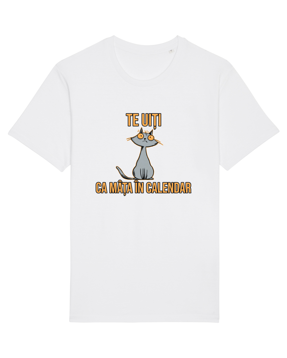 Tricou mânecă scurtă Unisex Rocker White