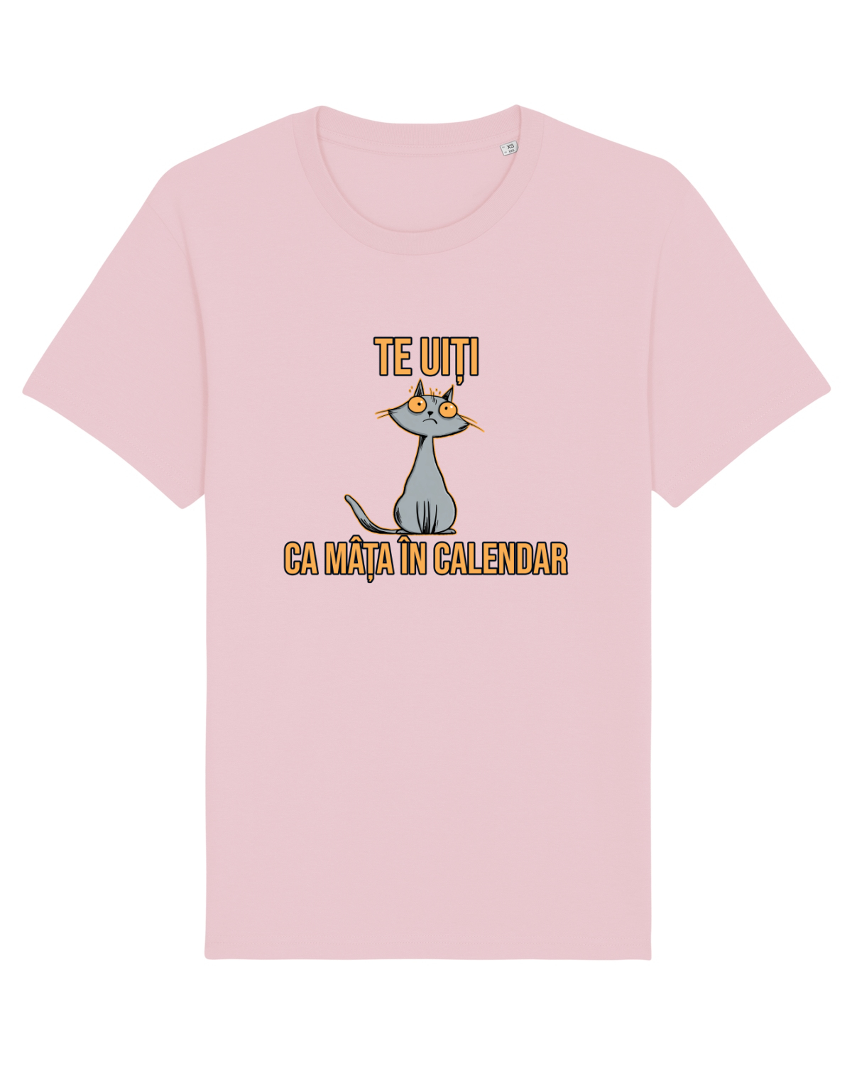 Tricou mânecă scurtă Unisex Rocker Cotton Pink