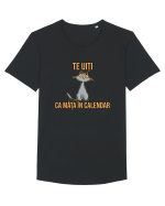 TE UITI CA MATA IN CALENDAR 1 Tricou mânecă scurtă guler larg Bărbat Skater