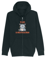 TE UITI CA MATA IN CALENDAR 2 Hanorac cu fermoar Unisex Connector